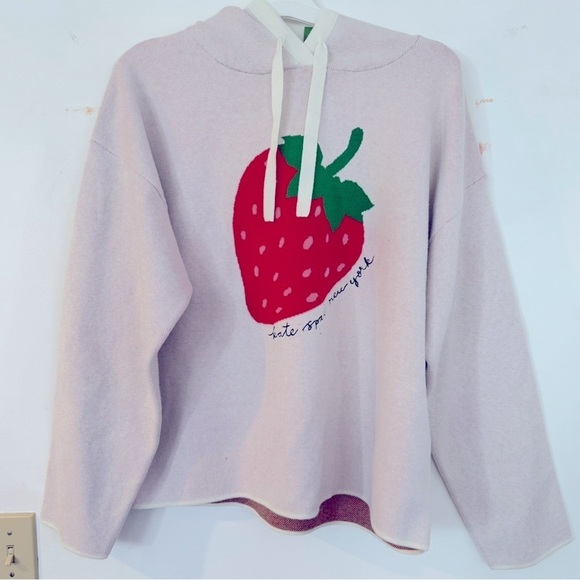 Kate Spade New York x Target Strawberry Hooded Sweatshirt XL - Picture 3 of 8